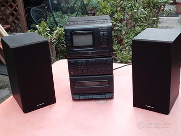 Mini Sistema hi fi Hitachi AX-3E  radio am/fm-lett