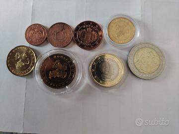 Monaco serie completa euro, anni vari.