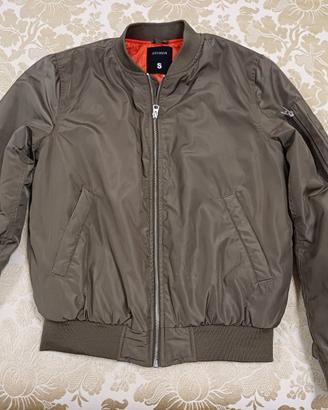 Bomber Terranova colore verde/arancione taglia S.