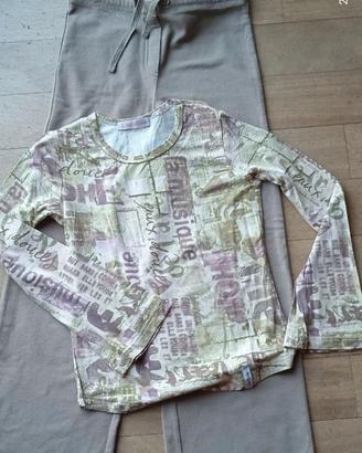 ABBIGLIAMENTO BAMBINA 9 ANNI   2 PEZZI  cm 136-138