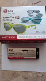 Occhiali cinema 3d glasses lg