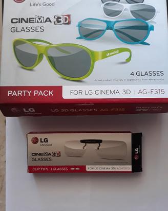 Occhiali cinema 3d glasses lg
