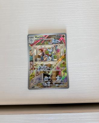 Carta pokemon illustrazione machoke