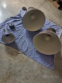 lampadari stile industriale ikea 3 pezzi