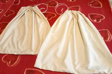 set 2 sacchetti tessuto nuovi