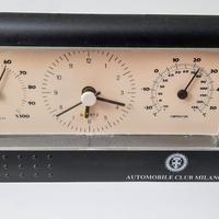 termoigrometro con orologio al quarzo 
