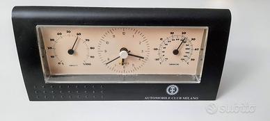 termoigrometro con orologio al quarzo 
