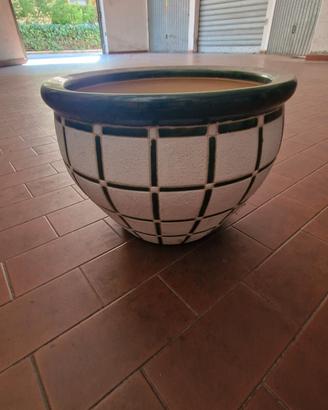 Porta vaso in ceramica 