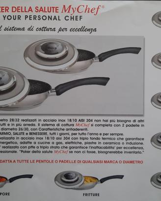 Padella My chef con coperchio