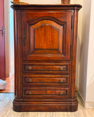 Mobile contenitore in legno massello