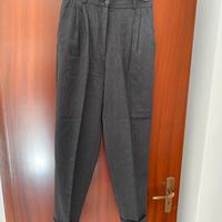Baldan Pantalone sartoriale donna vintage lana 44
