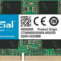 Crucial RAM DDR4 16GB 16 GB 3200MHz Sodimm CL22