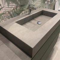 ARREDO BAGNO - TOP GRES CON VASCA INTEGRATA BAGNO