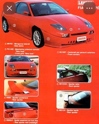 kit aerodinamico per fiat coupè 