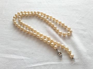 Collana perle donna signora Vintage anni '80