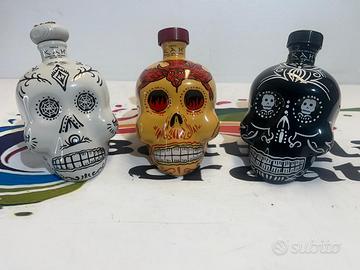 Bottiglia Vuota Tequila Kah Bottiglia Teschio