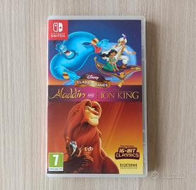 2 in 1 Aladdin and Lion King per Nintendo switch