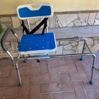 Sedia scorrevole da vasca da bagno