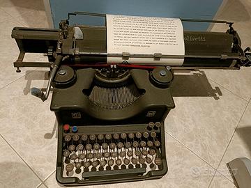 macchina da scrivere olivetti