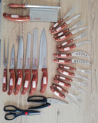 Royalty Line Switzerland Set Coltelli In Ceramica 8 Pezzi – Lama Laser E Manico Antiscivolo
