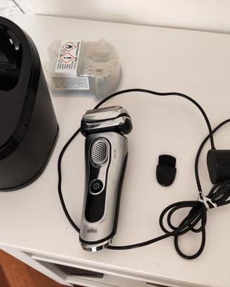 braun rasoio serie 9 base ricarica e pulizia
