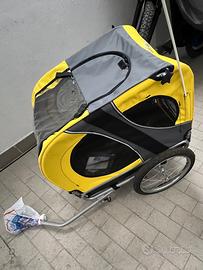 Rimorchio bicicletta per animali