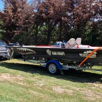 BassBoat in Alluminio con Carrello