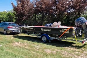 BassBoat in Alluminio con Carrello