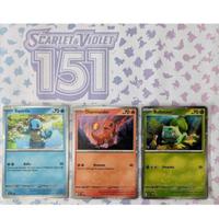 Carte Pokemon 151 promo svp 046 047 048 tcg ita