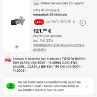 Motorino avviamento per toyota ridex
