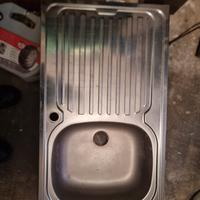 lavello 1 vasca a incasso acciao