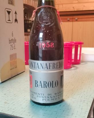 vino rosso Barolo 1958