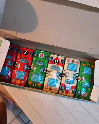 Set 6 macchinine vintage anni '60