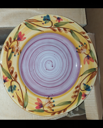 Servizio di piatti in ceramica Vietri