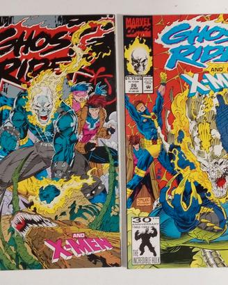 Ghost Rider vol 3 # 26 & # 27 and X-Men - Jim Lee