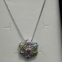 collana con ciondolo argento 925