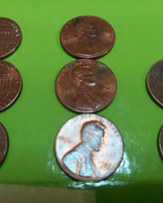 Lotto di antiche monete USA “1 Cent "Lincoln Memor