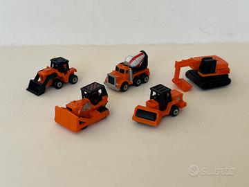 Lotto 5 mezzi da cantiere Micro Machines