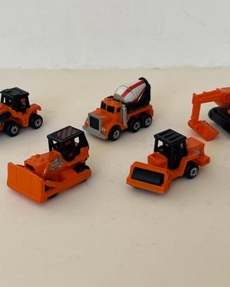Lotto 5 mezzi da cantiere Micro Machines