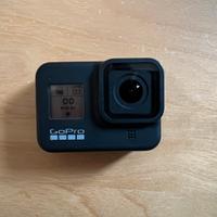 Gopro Hero 8 + batterie, borsa, caricatore, cover