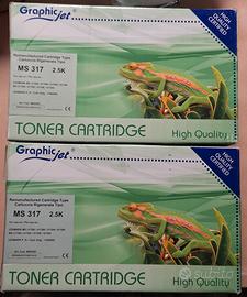 2 cartucce toner inchiostro stampante