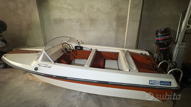 Motoscafo 4 posti, motore Mercury 20 CV