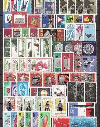 Germania Est DDR 1966+1967+1968 annate complete