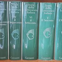STORIA DELLA LETTERATURA ITALIANA. 9 Volumi