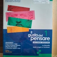 libro di testo di filosofia: Il gusto del pensare