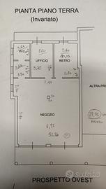 Negozio/Ufficio di 80mq con Porticato