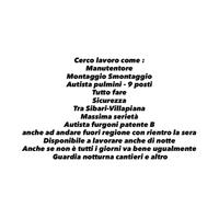 Manutentore-tutto fare-autista