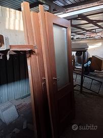 2 porte in legno 89x125 sx