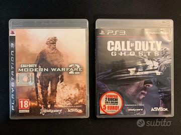 Call of Duty Modern Warfare 2 e Ghosts - PS3 ITA