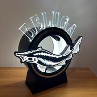 Espositore luminoso Vodka BELUGA
